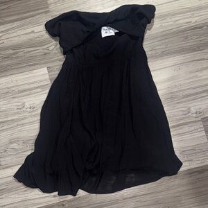 Princess Polly black cutout strapless dress